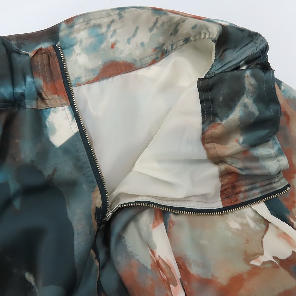 実際に弊社で買取させて頂いた【未使用】HARE/ハレ ベイグリー柄 ロング スカート HAL05022AS/Fの画像 5枚目