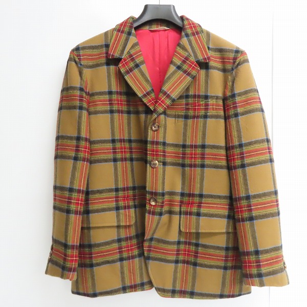 実際に弊社で買取させて頂いたPaul Smith COLLECTION/ポールスミス コレクション テーラードジャケット チェック柄 PC-KS-45806 /LX