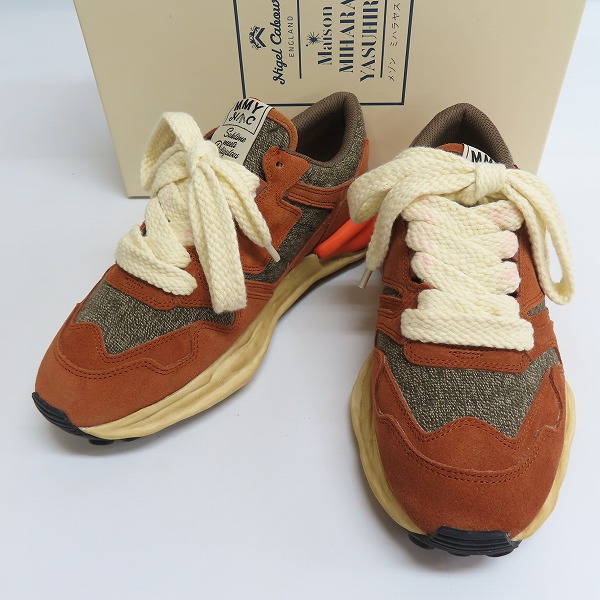 実際に弊社で買取させて頂いたNigel Cabourn×MIHARA YASUHIRO/ナイジェルケーボン×ミハラヤスヒロ マウンテンスニーカー/シューズ C07FW701/41