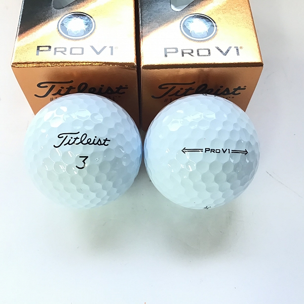 実際に弊社で買取させて頂いた（3）【未使用】Titleist/タイトリスト PRO V1 ゴルフボール2ダースの画像 2枚目
