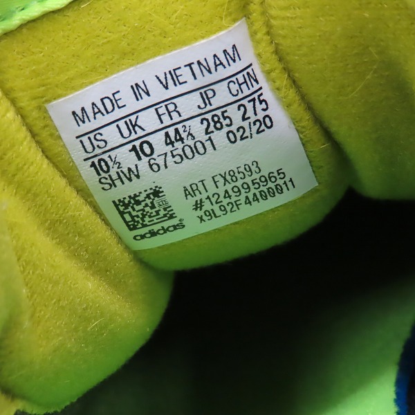 実際に弊社で買取させて頂いた【未使用】atmos×adidas/アトモス×アディダス ZX 8000 “G-SNK” ゼットエックス FX8593/28.5の画像 5枚目