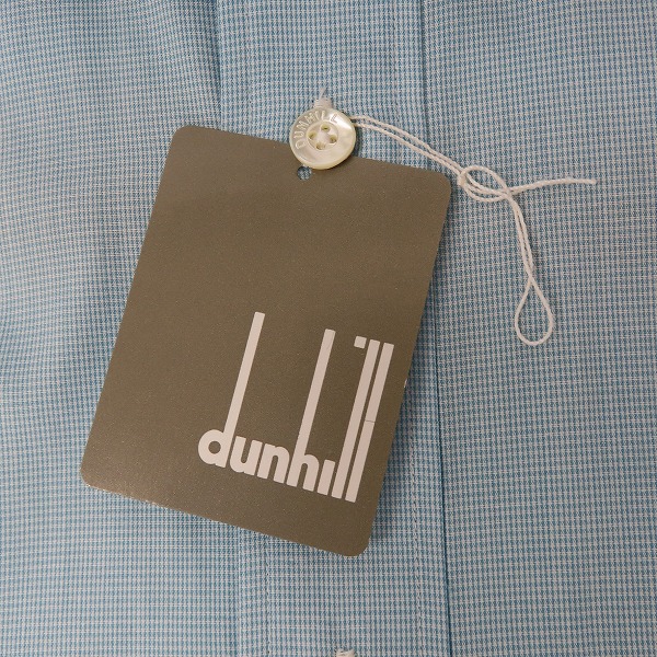 実際に弊社で買取させて頂いた【未使用】dunhill/ダンヒル 胸ロゴ刺繍 長袖シャツ 38-80の画像 4枚目