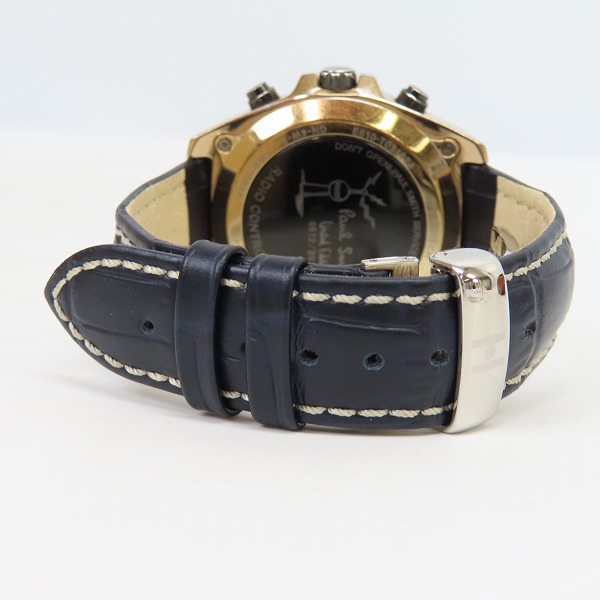 実際に弊社で買取させて頂いたPaul Smith/ポールスミス 電波ソーラー クロノグラフ E610-T021824の画像 2枚目