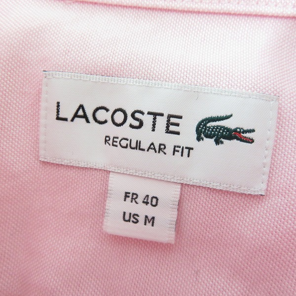 実際に弊社で買取させて頂いたLACOSTE/ラコステ オックスフォード シャツ CH8436/Mの画像 2枚目