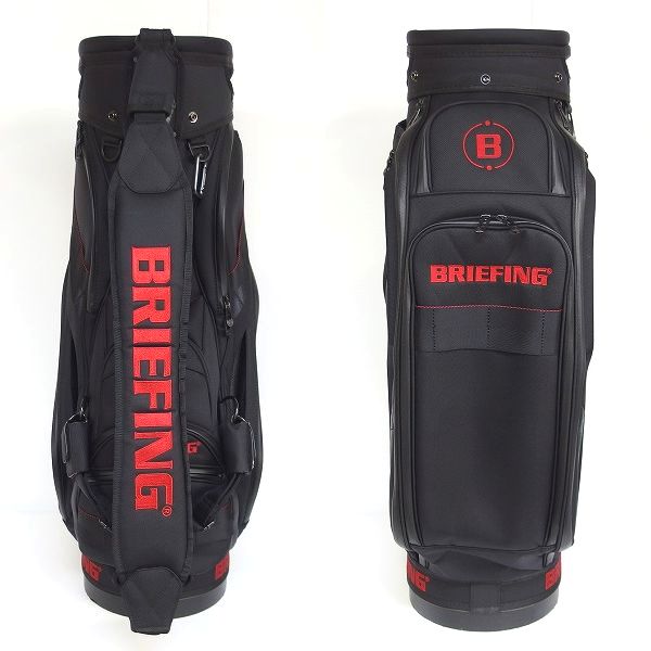実際に弊社で買取させて頂いたBRIEFING/ブリーフィング CR-3 9.5型 47インチ対応 5分割キャディバッグ ブラックの画像 2枚目