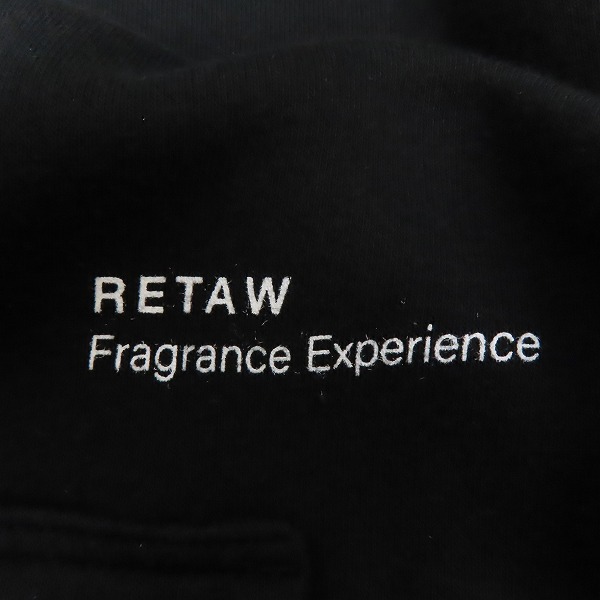 実際に弊社で買取させて頂いたretaW×FRAGMENT design/リトゥ×フラグメントデザイン ロゴプリント プルオーバーパーカー ブラック/Lの画像 5枚目