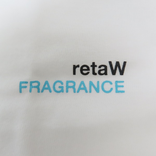 実際に弊社で買取させて頂いたretaW×FRAGMENT design/リトゥ×フラグメントデザイン  ロゴプリント 半袖Tシャツ ホワイト/Mの画像 5枚目