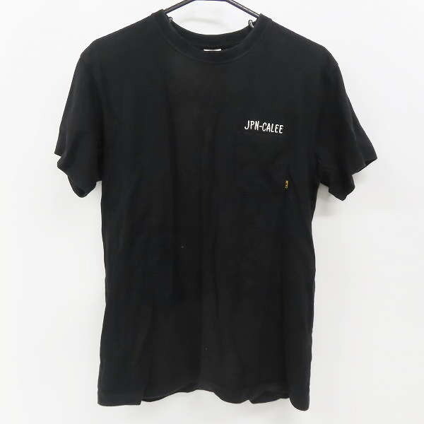 実際に弊社で買取させて頂いたCALEE/キャリー 半袖Tシャツ バッグ刺繍 胸ポケット Lの画像 1枚目