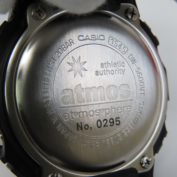 実際に弊社で買取させて頂いたG-SHOCK/G-ショック atoms/アトモス スクエアケース DW-5600VTの画像 3枚目