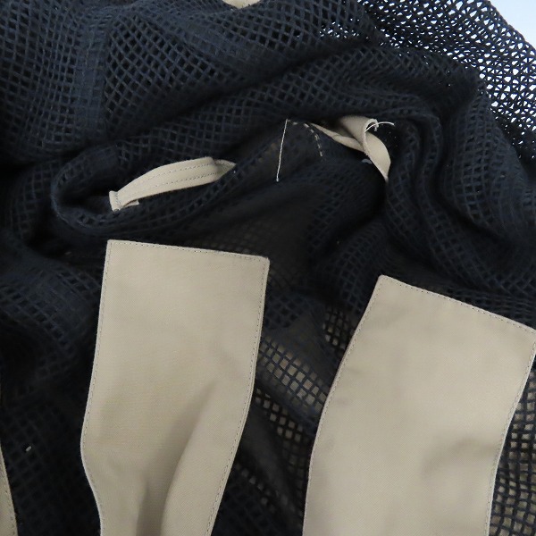 実際に弊社で買取させて頂いたMaison MIHARA YASUHIRO/メゾンミハラヤスヒロ  メッシュトレンチコート A00CT071/ Fの画像 4枚目