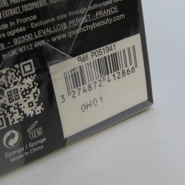 実際に弊社で買取させて頂いた【未開封】GIVENCHY/ジバンシィ ソワン ノワール リチュアル ネトワイヤージュ 洗顔ジェル 175mLの画像 4枚目