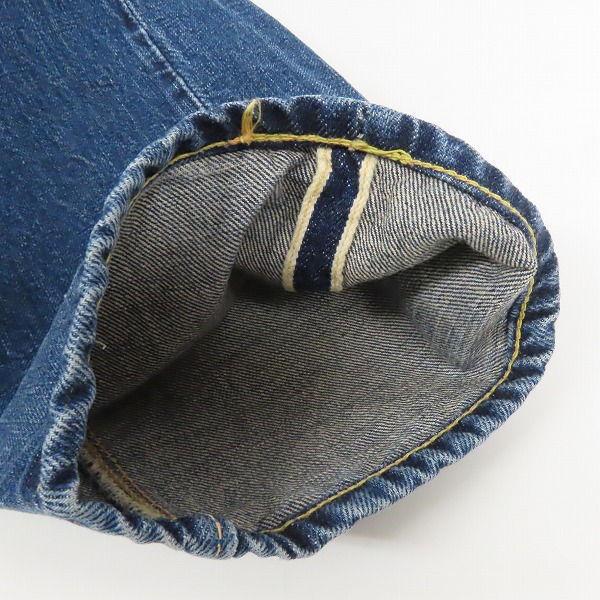 実際に弊社で買取させて頂いたDOUBLE WORKS/ダブルワークス 551 GRIPEER ZIPPER/グリッパージッパー デニムパンツ /28の画像 5枚目