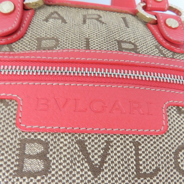 実際に弊社で買取させて頂いたBVLGARI/ブルガリ Grelel ロゴマニア ハンドバッグの画像 3枚目