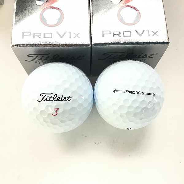 実際に弊社で買取させて頂いた（3）【未使用】Titleist/タイトリスト PRO V1x ゴルフボール 1ダースの画像 2枚目