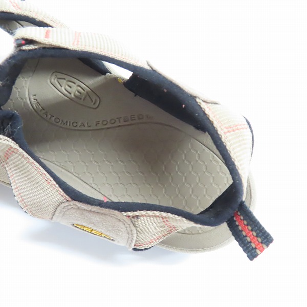 実際に弊社で買取させて頂いた【ジャンク】KEEN/キーン ストラップサンダル カーキ系/27の画像 4枚目
