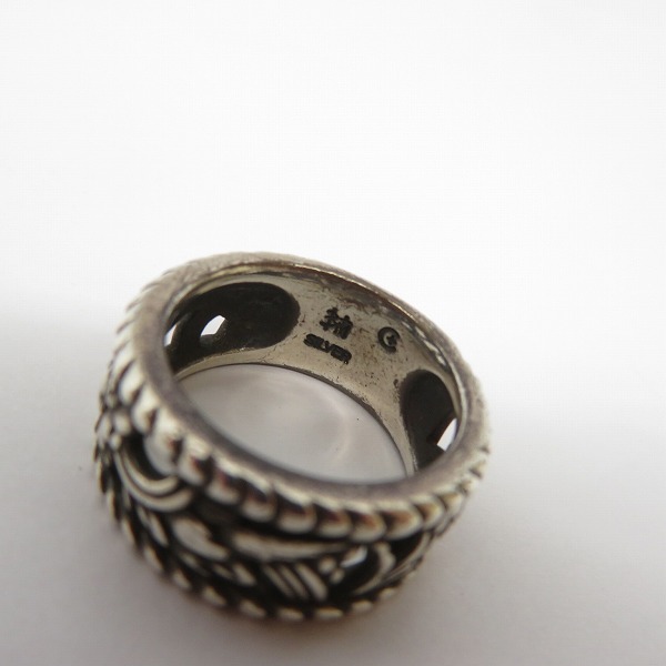 実際に弊社で買取させて頂いた【ギャラ付】Bloody Mary /ブラッディマリー 仏光万華鏡 Buddhist Lamp Ring S リング/13号の画像 6枚目