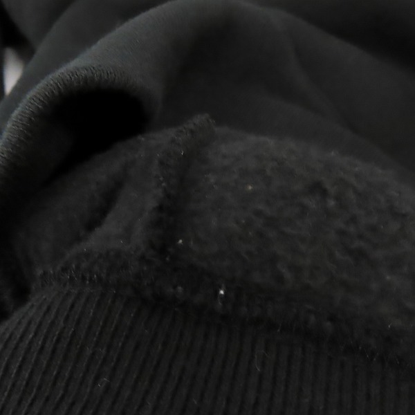 実際に弊社で買取させて頂いたretaW×FRAGMENT design/リトゥ×フラグメントデザイン ロゴプリント プルオーバーパーカー ブラック/Lの画像 9枚目