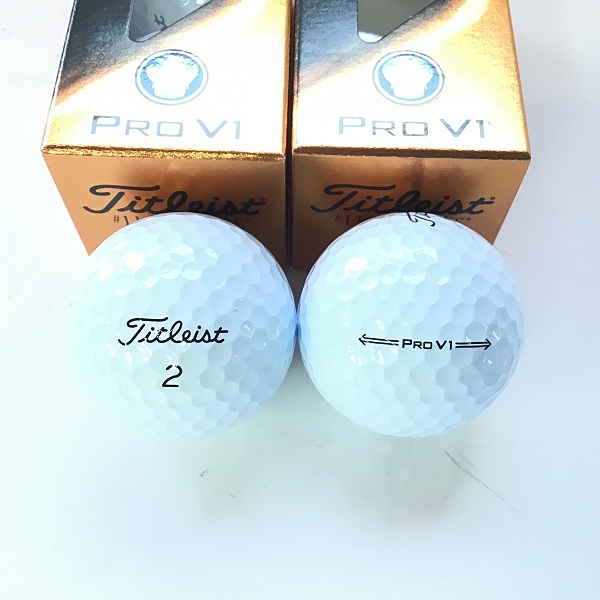 実際に弊社で買取させて頂いた（1）【未使用】Titleist/タイトリスト PRO V1 ゴルフボール 3ダースの画像 2枚目