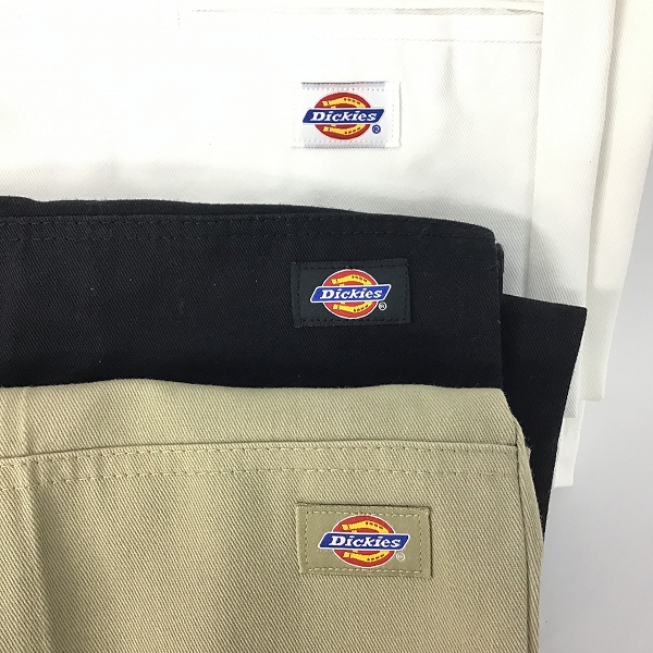 実際に弊社で買取させて頂いたDickies/ディッキーズ ワークパンツ ホワイト/ブラック/ベージュ 3点セットの画像 2枚目