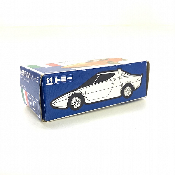 実際に弊社で買取させて頂いた(1)【空箱のみ】トミカ 外国車シリーズ 青箱 F27 ランチア ストラトスHFの画像 3枚目