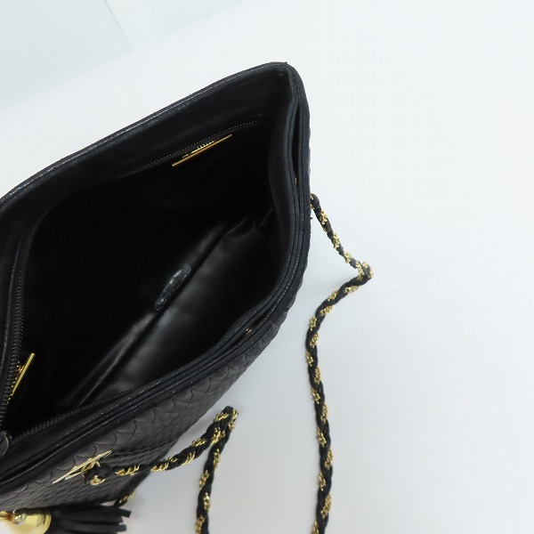 実際に弊社で買取させて頂いたBALLY/バリー キルティング ショルダーバッグの画像 4枚目