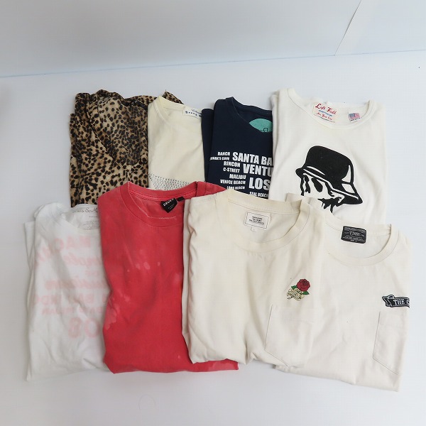 実際に弊社で買取させて頂いた【おまとめ品】THE CRIMIE/クライミー DEUS EX MACHINA/デウスエクスマキナ他 半袖Tシャツ 