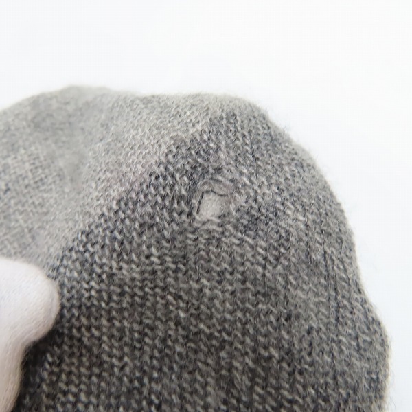 実際に弊社で買取させて頂いたBURBERRY/バーバリー チェック柄 大判ストール グレー系の画像 4枚目