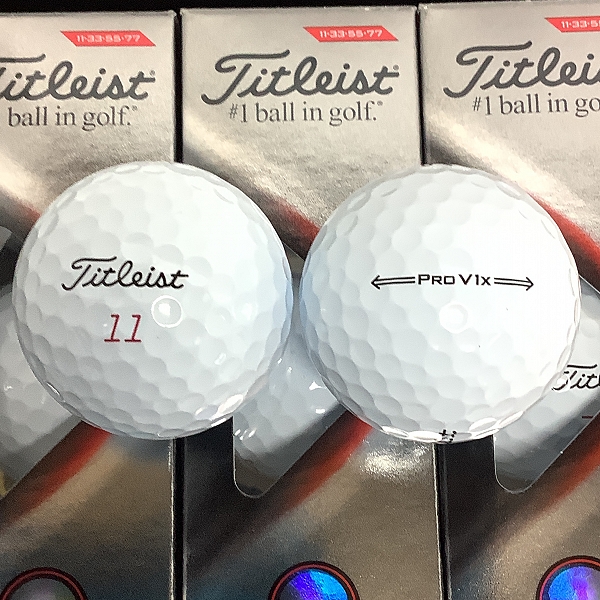 実際に弊社で買取させて頂いた(3)【未使用】Titleist/タイトリスト PRO V1x ゴルフボール 1ダースの画像 1枚目