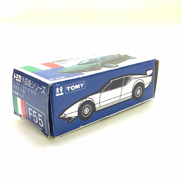 実際に弊社で買取させて頂いた(2)【空箱のみ】トミカ 外国車シリーズ 青箱 F55 デ トマソ パンテーラ GTSの画像 3枚目