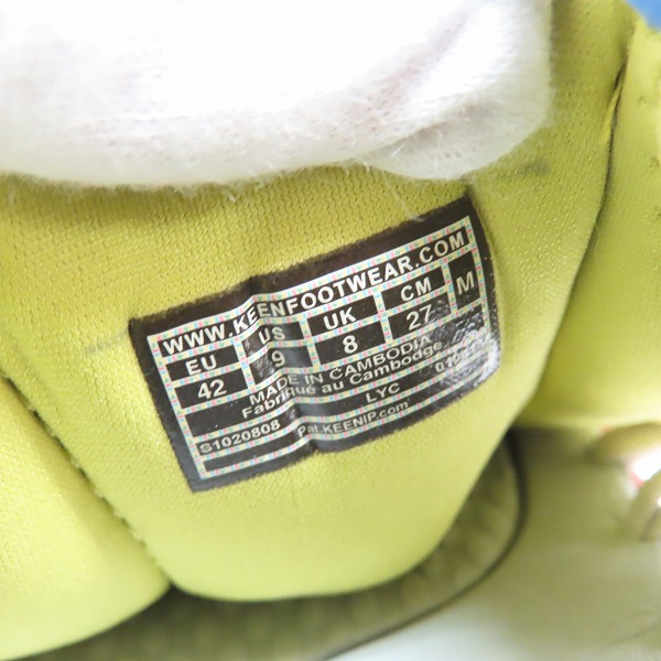 実際に弊社で買取させて頂いた【サンプル品】KEEN/キーン ユニーク サンダル 1020808/27の画像 5枚目