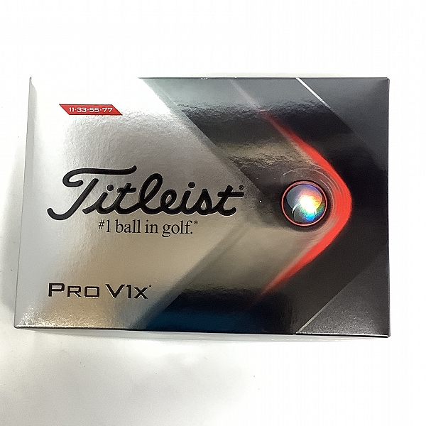 実際に弊社で買取させて頂いた(3)【未使用】Titleist/タイトリスト PRO V1x ゴルフボール 1ダースの画像 2枚目