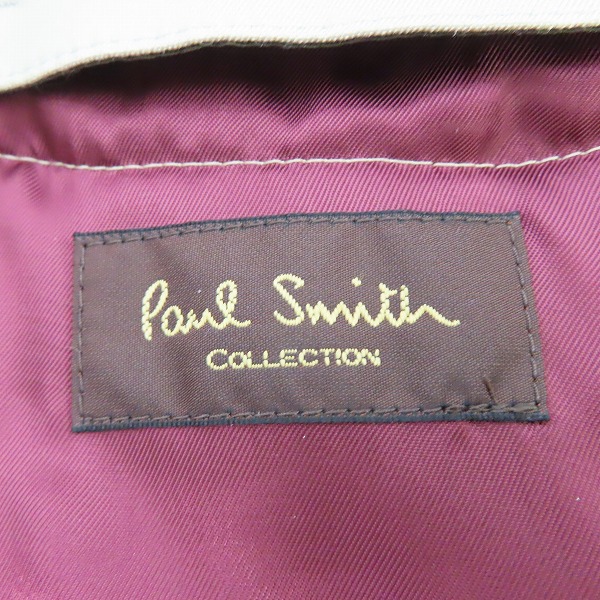 実際に弊社で買取させて頂いたPaul Smith COLLECTION/ポールスミス コレクション ステンカラーコート 脱着ライナー PC-KS-66319 /Lの画像 4枚目