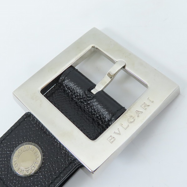 実際に弊社で買取させて頂いたBVLGARI/ブルガリ ロゴバックル レザー ベルトの画像 1枚目