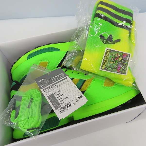 実際に弊社で買取させて頂いた【未使用】atmos×adidas/アトモス×アディダス ZX 8000 “G-SNK” ゼットエックス FX8593/28.5の画像 7枚目