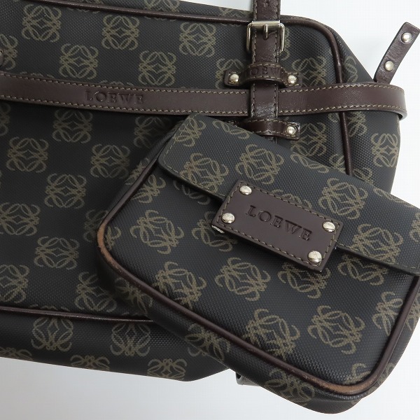 実際に弊社で買取させて頂いたLOEWE/ロエベ  アナグラム  ハンド バッグの画像 9枚目