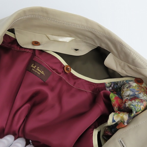 実際に弊社で買取させて頂いたPaul Smith COLLECTION/ポールスミス コレクション ステンカラーコート 脱着ライナー PC-KS-66319 /Lの画像 3枚目