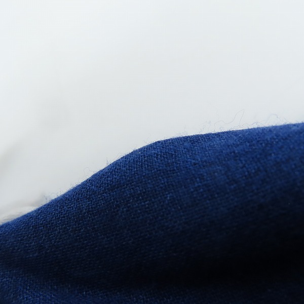 実際に弊社で買取させて頂いたBURBERRY/バーバリー  チェック柄ストール ブルー系の画像 3枚目