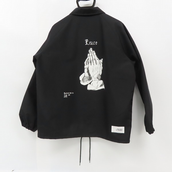 実際に弊社で買取させて頂いた【未使用】ユニフォームエクスペリメント×フラグメントデザイン 22SS DONDI WHITE コーチジャケット UE-220000/1の画像 1枚目