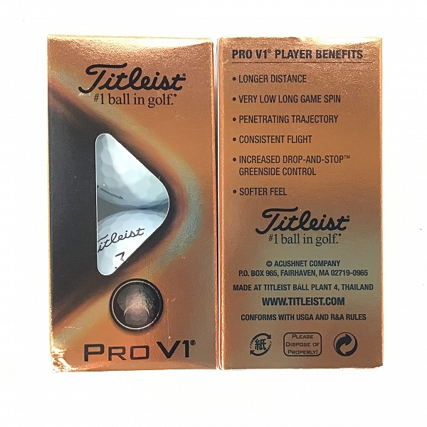 実際に弊社で買取させて頂いた（6）【未使用】Titleist/タイトリスト PRO V1 ゴルフボール1ダースの画像 1枚目