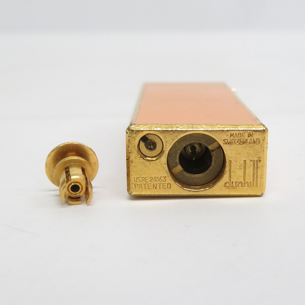 実際に弊社で買取させて頂いたdunhill/ダンヒル サイドローラーガスライター オレンジの画像 5枚目