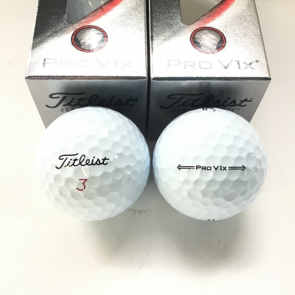実際に弊社で買取させて頂いた（1）【未使用】Titleist/タイトリスト PRO V1x ゴルフボール 1ダースの画像 2枚目