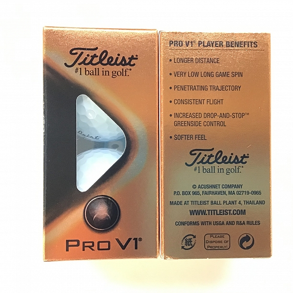 実際に弊社で買取させて頂いた（5）【未使用】Titleist/タイトリスト PRO V1 ゴルフボール2ダースの画像 1枚目