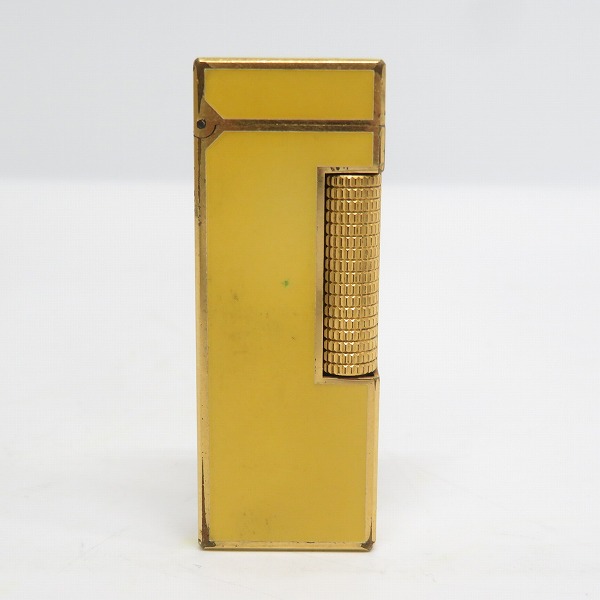 実際に弊社で買取させて頂いたdunhill/ダンヒル サイドローラーガスライター イエロー