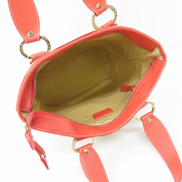 実際に弊社で買取させて頂いたBVLGARI/ブルガリ Grelel ロゴマニア ハンドバッグの画像 4枚目