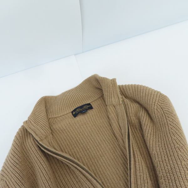 実際に弊社で買取させて頂いたBROOKS BROTHERS/ブルックスブラザーズ ジップアップ ニット セーター Lの画像 5枚目