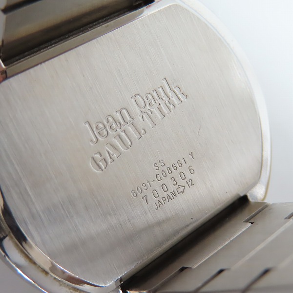実際に弊社で買取させて頂いたJean Paul GAULTIER/ジャンポールゴルチエ UFOウォッチ 6031-G08661Y 【動作未確認】の画像 4枚目
