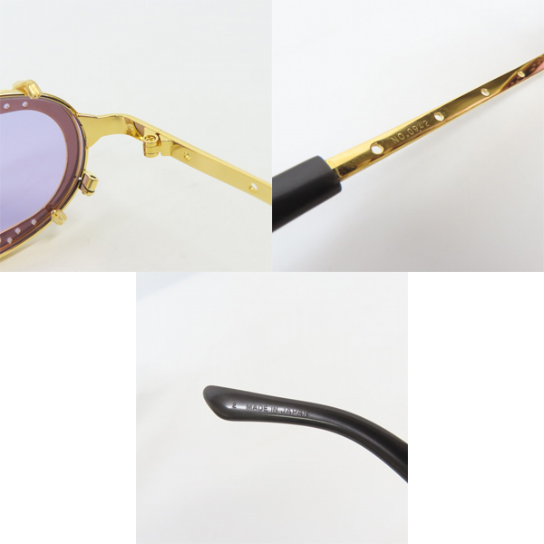 実際に弊社で買取させて頂いたJean Paul GAULTIER/ジャンポールゴルチエ サングラス/アイウェア 56-7116の画像 6枚目