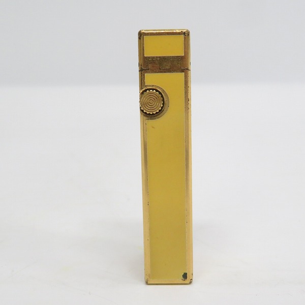 実際に弊社で買取させて頂いたdunhill/ダンヒル サイドローラーガスライター イエローの画像 2枚目