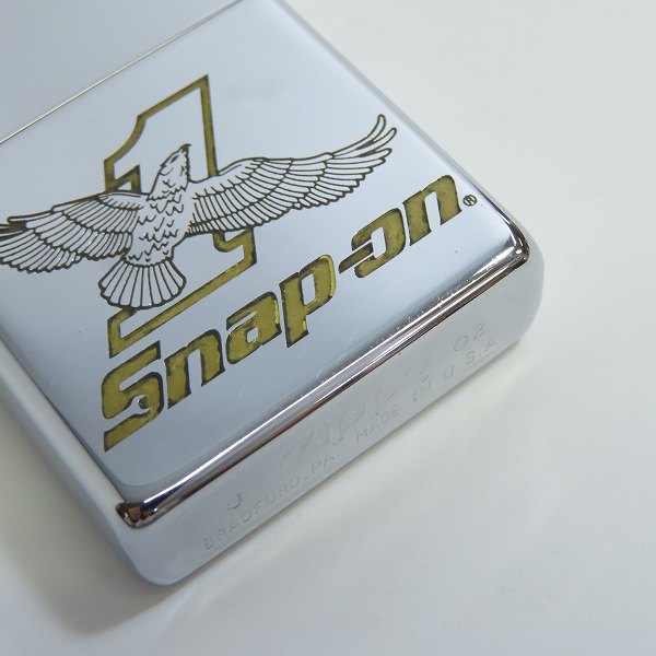 実際に弊社で買取させて頂いたZIPPO/ジッポー Snap-on/スナップオン 企業ロゴ 2002年製の画像 6枚目