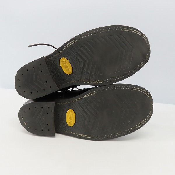 実際に弊社で買取させて頂いたTHE FLAT HEAD/フラットヘッド メダリオンレースアップブーツ  F-FB-002/8.5の画像 2枚目